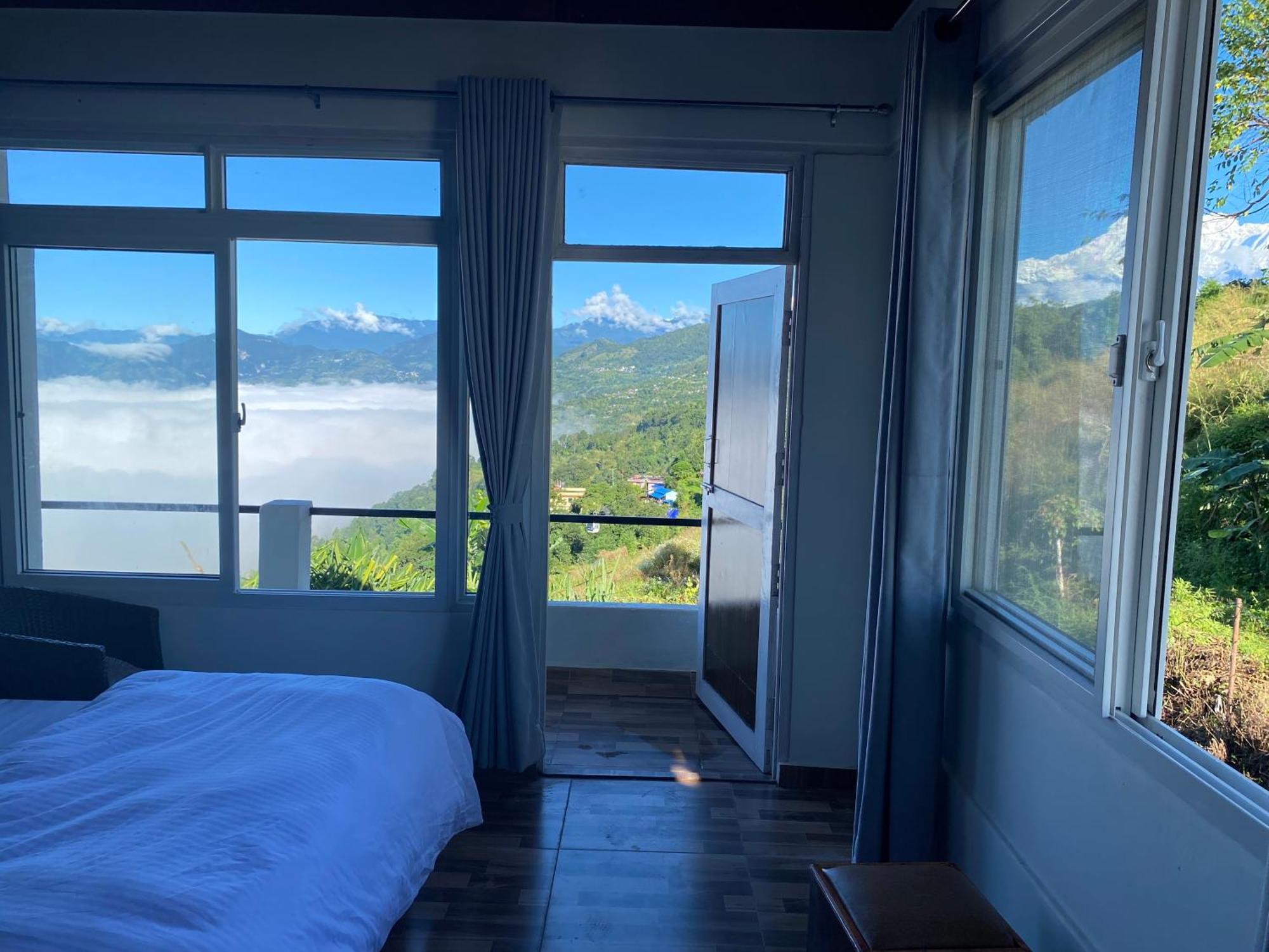 Panoramic View Guest House Sarangkot 포카라 외부 사진